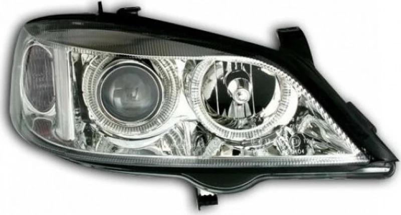 Dectane Μπροστινά Φανάρια Angel Eyes για Opel Astra G (1998-2004)