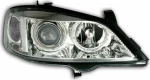 Dectane Μπροστινά Φανάρια Angel Eyes για Opel Astra G (1998-2004)