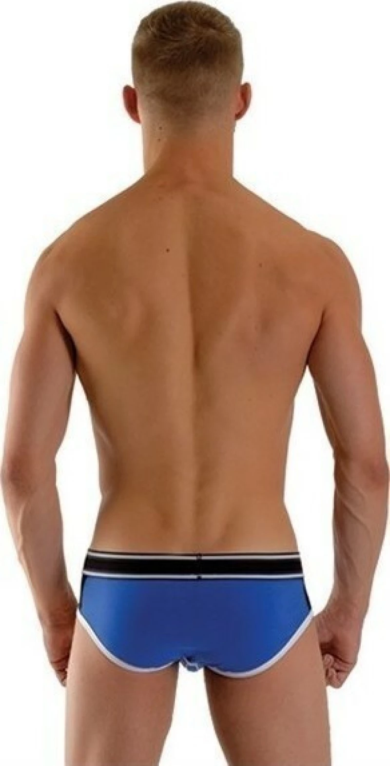 Mister B Urban Bronx Brief Blue Black