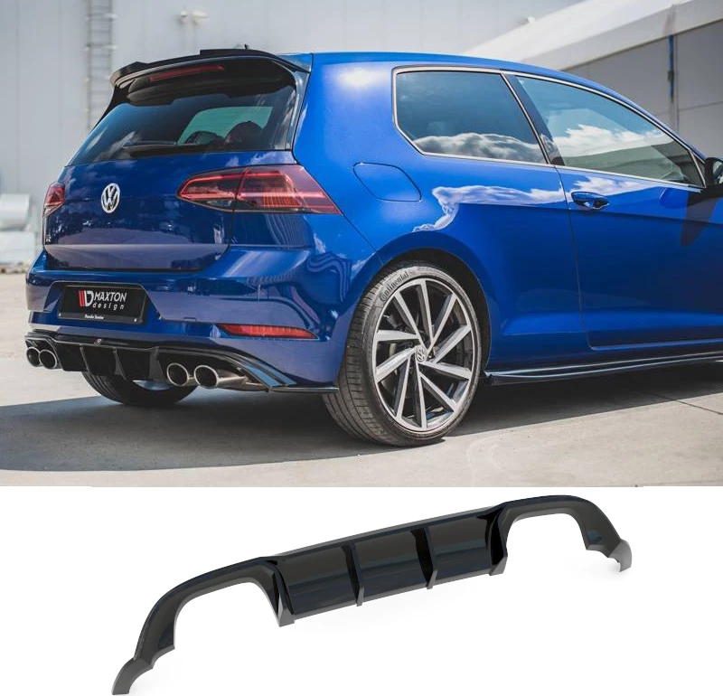 Maxton Design Diffuser Πίσω για Volkswagen Golf VII 2017-2020