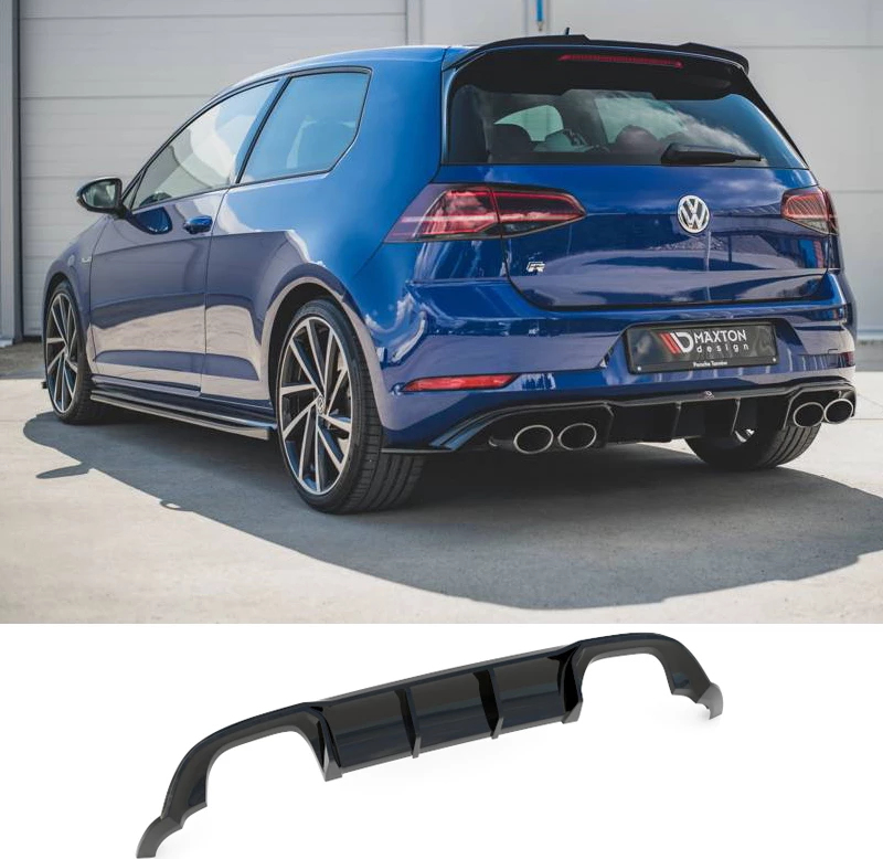 Maxton Design Diffuser Πίσω για Volkswagen Golf VII 2017-2020