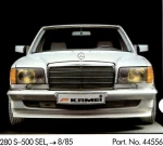 Kamei Spoiler Μπροστά για Mercedes-Benz S W126