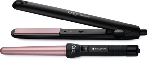 Izzy Silk Ceramic Set Πρέσα Μαλλιών με Κεραμικές Πλάκες