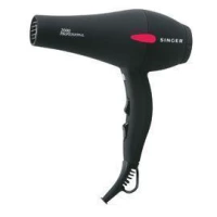 Singer HD1711 Πιστολάκι μαλλιών σε μαύρο χρώμα