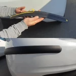 Προστατευτικά Προφυλακτήρων 50cm x 4.9cm Μαύρα Ματ 4 Τεμάχια Lohmann Tape
