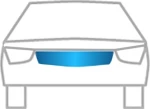 Heko Κάλυμμα Ψυγείου Χειμώνα Fiat Punto 3D/5D