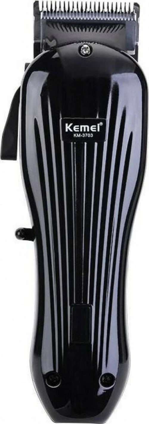 Επαναφορτιζόμενη, ρυθμιζόμενη αδιάβροχη κουρευτική μηχανή KM- 3703 Kemei