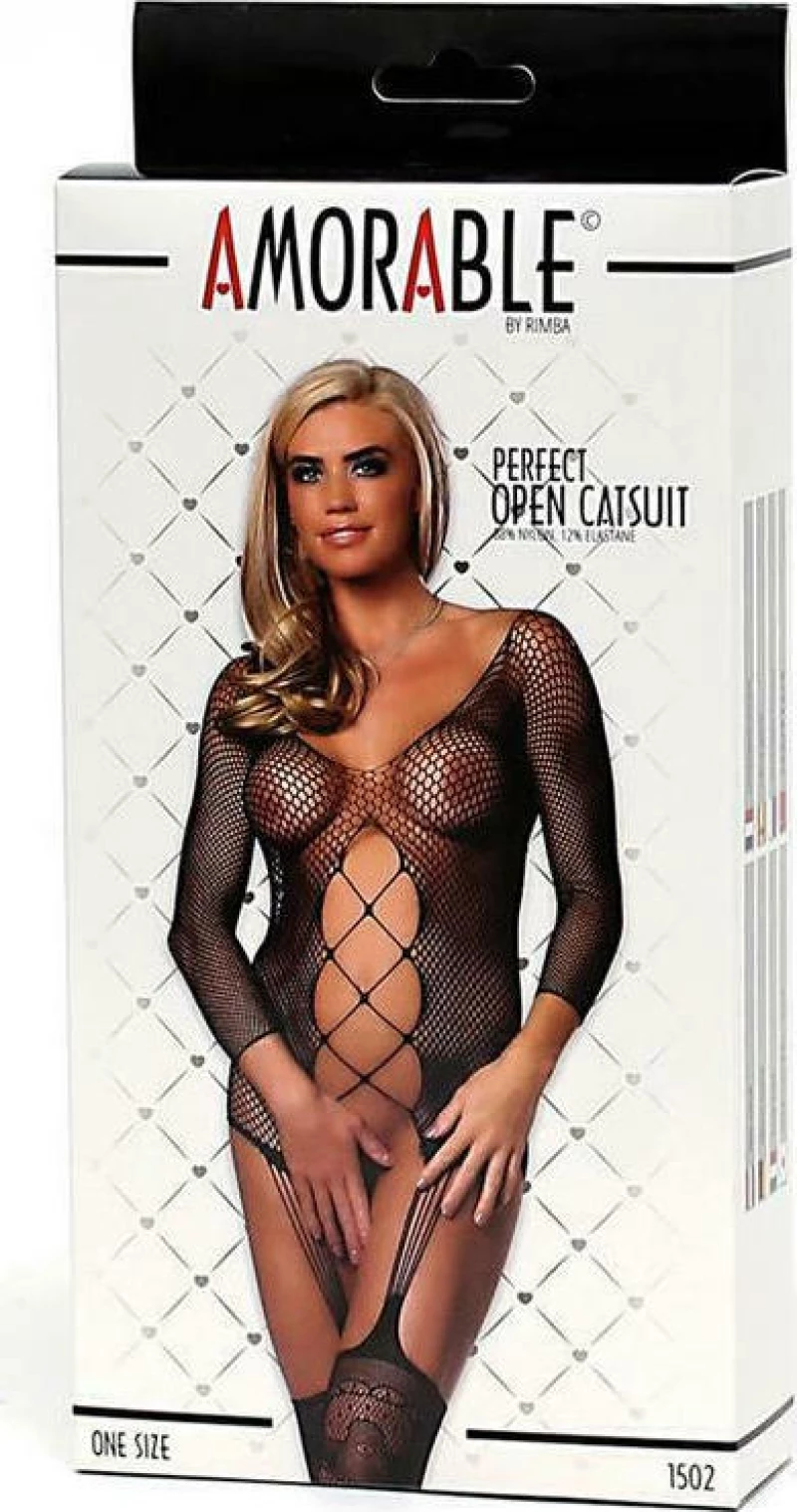 Rimba Catsuit Aperta Black R1502