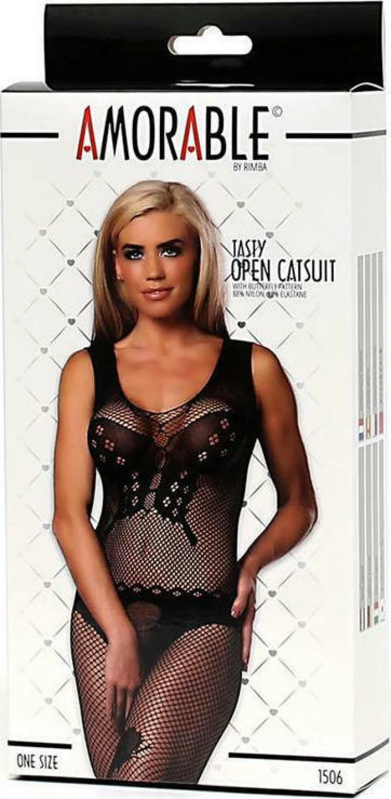 Rimba Open Bodystocking Butterfly R1506