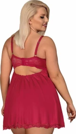 Obsessive Rosalyne Tempting Set Babydoll & Thong Red