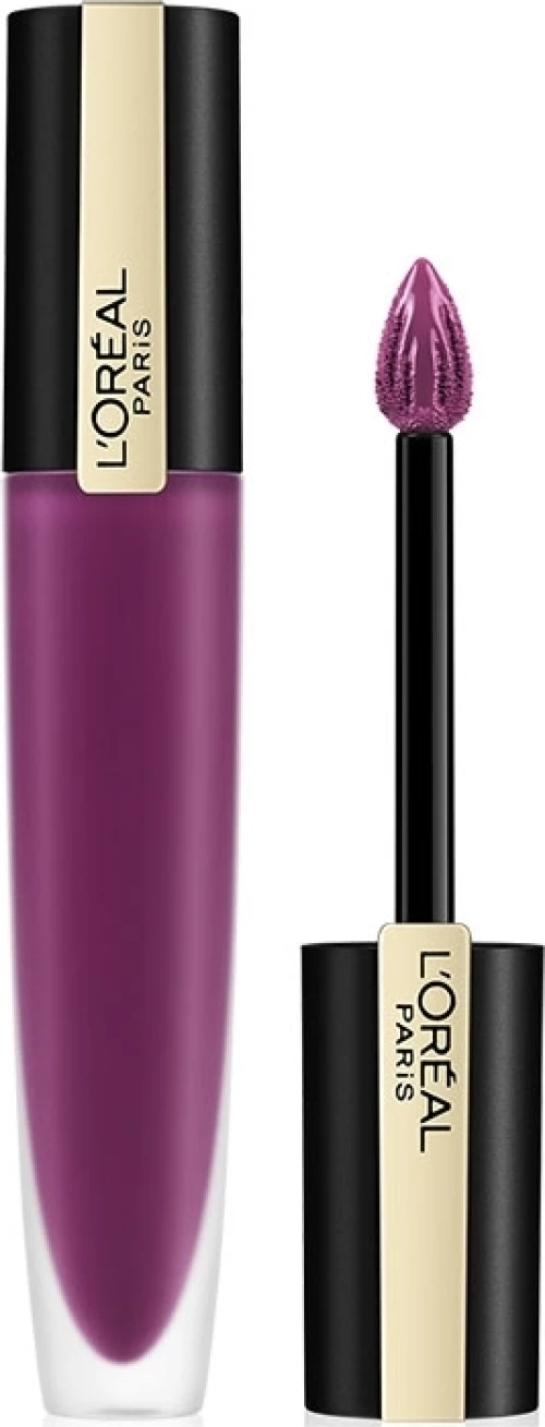 L'Oreal Rouge Signature Matte Liquid Lipstick 104 I Rebel