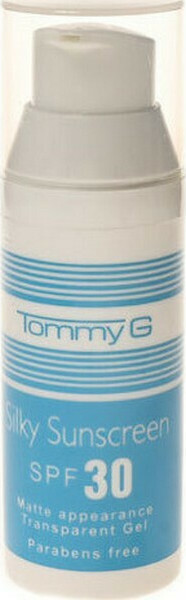 TommyG Silky Sunscreen Face Gel SPF30 50ml