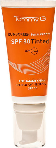 TommyG Sunscreen Tinted Face Cream SPF30 50ml