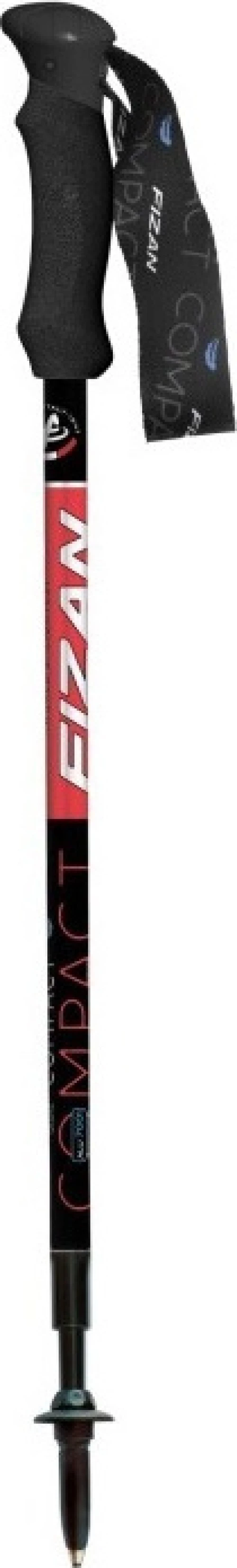 F63 Compact Red Ζεύγος Μπατόν Πεζοπορίας Fizan