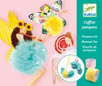 Djeco Κατασκευή Κρεμαστά Πομ-Πομ Νεράιδες