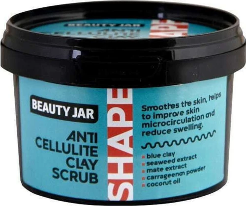 Beauty Jar Shape Anti-Cellulite Clay Scrub 380gr