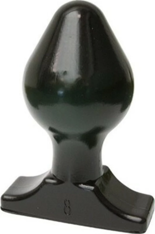 All Black Kevin Butt Plug 8cm
