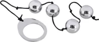 Kinx Heavy Metal Anal Beads Silver