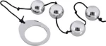 Kinx Heavy Metal Anal Beads Silver