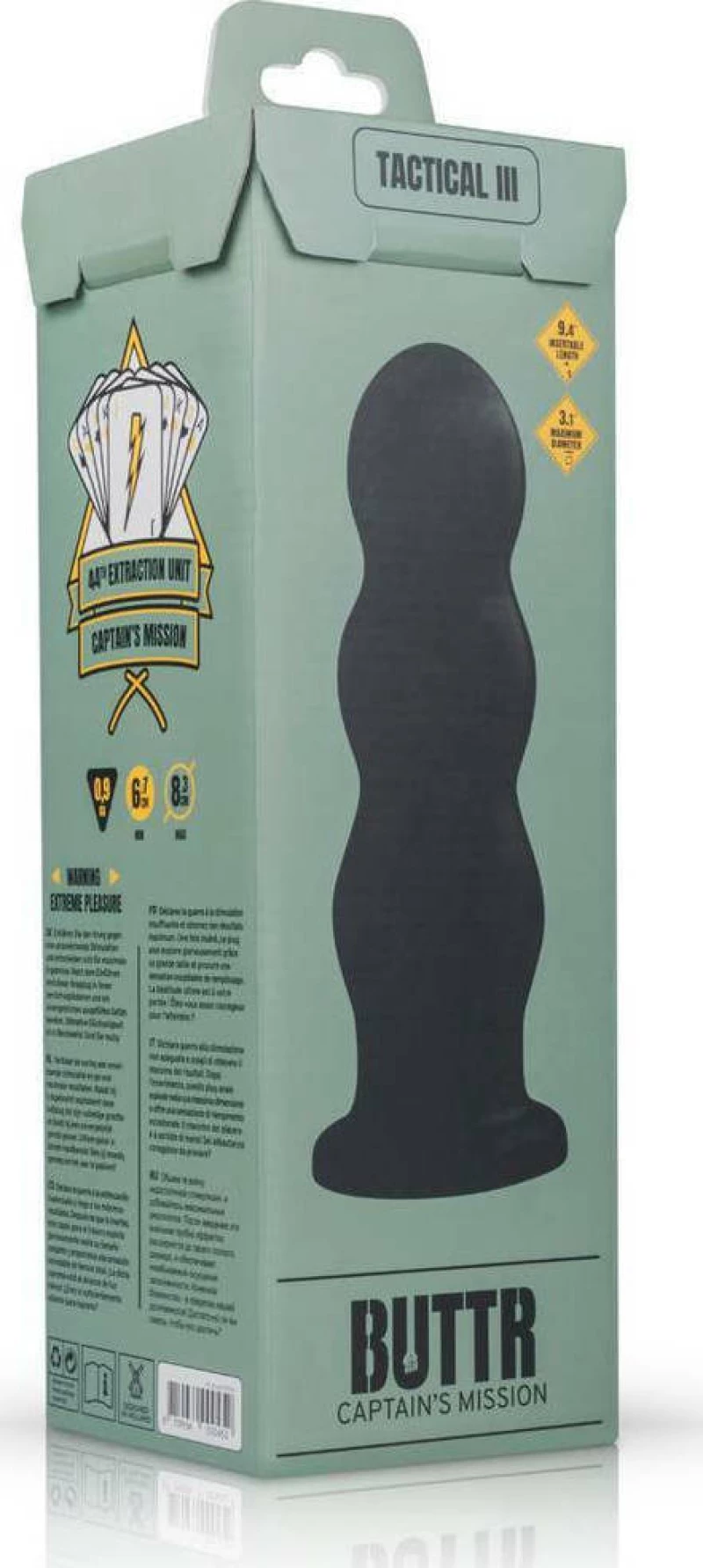 Tactical III Butt Plug 25cm
