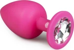 Easytoys Diamond Butt Plug Large Pink