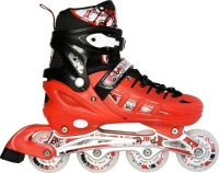 Πατινια Roller Inline Skates Αυξομειουμενα Αθλοπαιδια Κοκκινο - 10305