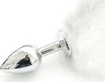 Toyz4lovers Pon Tail Plug White 6cm