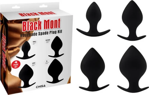 Chisa Novelties Black Mont Renegade Spade Plug Kit Black 12.9cm