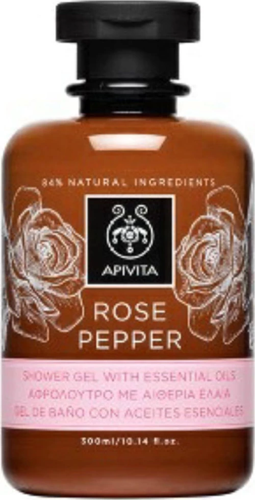 Apivita Rose Pepper Shower Gel 300ml