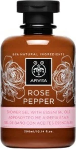 Apivita Rose Pepper Shower Gel 300ml