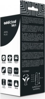 Addicted Toys Anal Plug Black 17cm