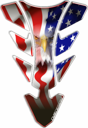 ΑΥΤΟΚΟΛΛΗΤΟ ΡΕΖΕΡΒΟΥΑΡ CGFUTUR12P USA FLAG UNIVERSAL TANKPAD| PRINT