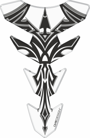 ΑΥΤΟΚΟΛΛΗΤΟ ΡΕΖΕΡΒΟΥΑΡ CGEXS73P TRIBAL TRANSPARENT UNIVERSAL TANKPAD| PRINT