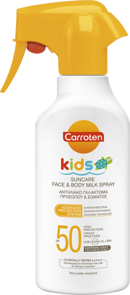 Carroten Kids Suncare Face & Body Milk Spray SPF50 300ml