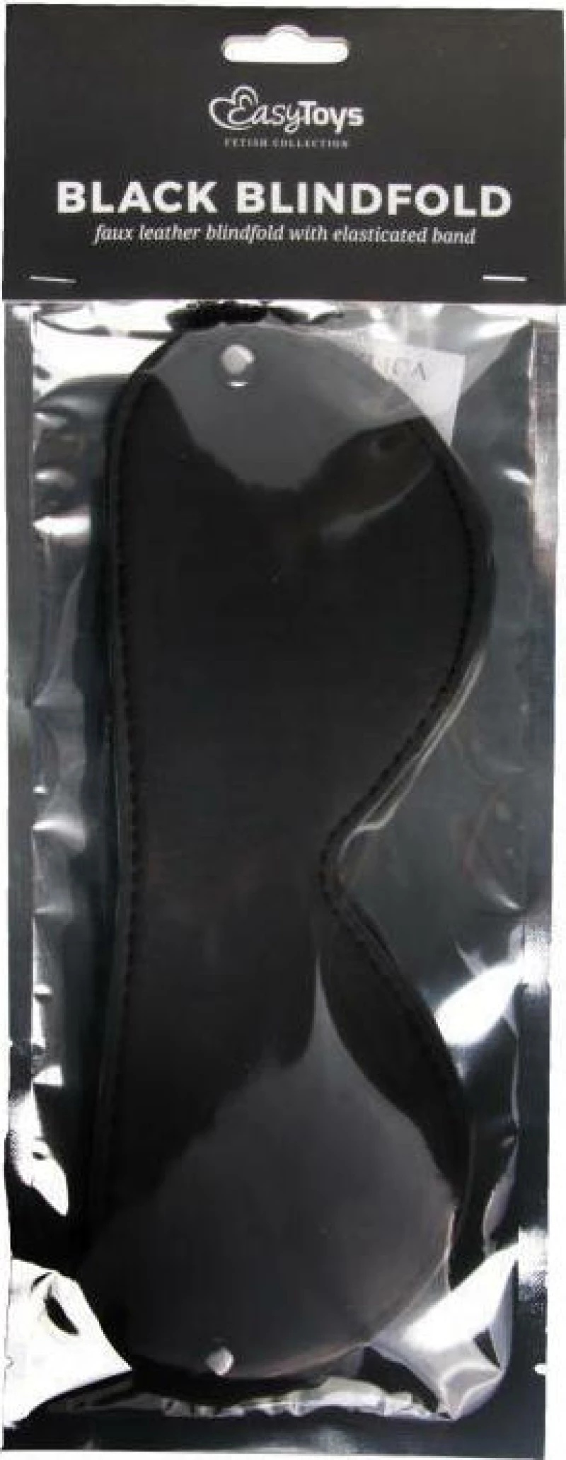 Easytoys Leather Eye Mask Black