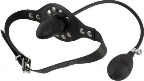 Zado Fetish Bondage Inflatable Leather Gag