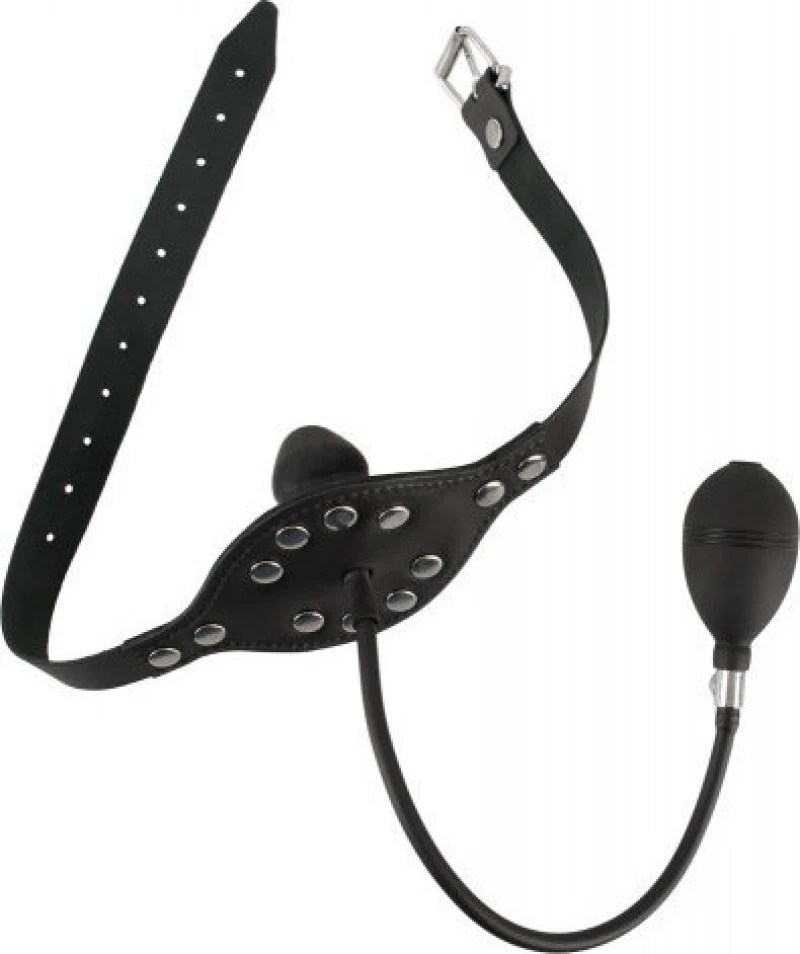 Zado Fetish Bondage Inflatable Leather Gag