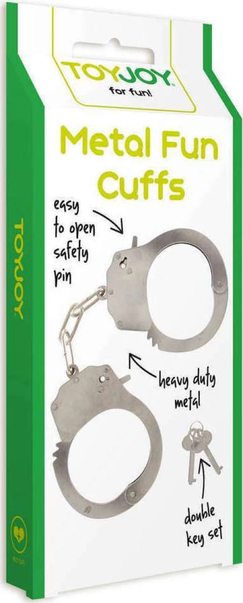 ToyJoy Metal Handcuffs Silver