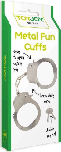 ToyJoy Metal Handcuffs Silver