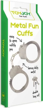 ToyJoy Metal Handcuffs Silver