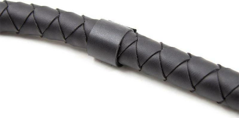 Fetish Addict Whip Long Black 85cm
