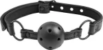 IntoYou Adjustable Breathable Ball Gag Black