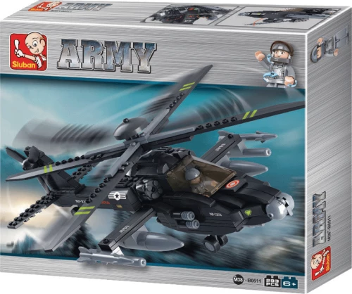 Sluban Army: Attack Helicopter 293τμχ