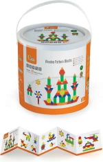Viga Toys Wooden Pattern Blocks 250τμχ