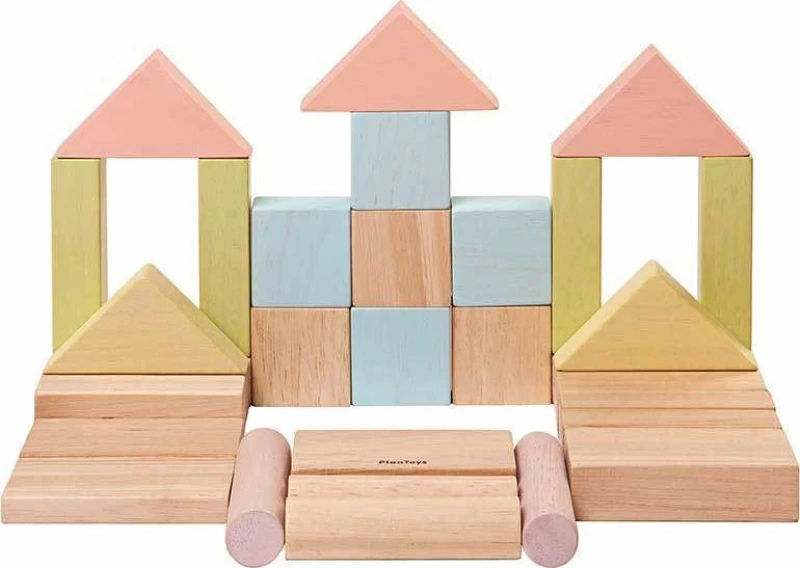 Plan Toys Wooden Blocks 40τμχ