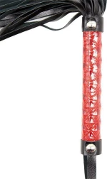 Fetish Addict Flogger Diamond Pattern Red
