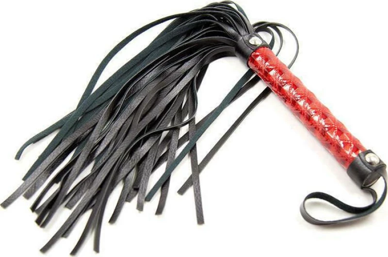 Fetish Addict Flogger Diamond Pattern Red