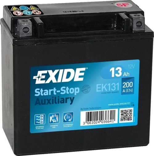 Exide Agm Start Stop 13Ah (EK131)