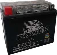 Power Batteries Gel 10Ah (YT12B-4)