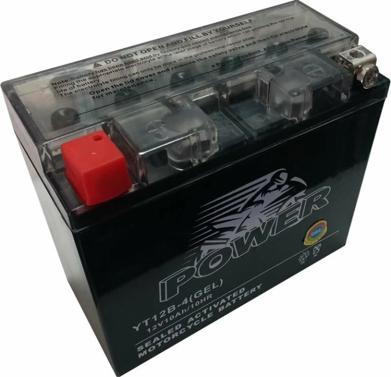 Power Batteries Gel 10Ah (YT12B-4)